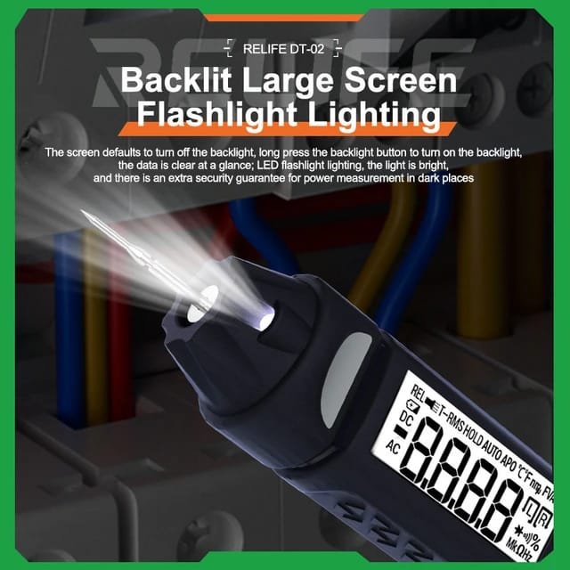 RELIFE DT-02 Multimeter Digital Tester Smart Pen