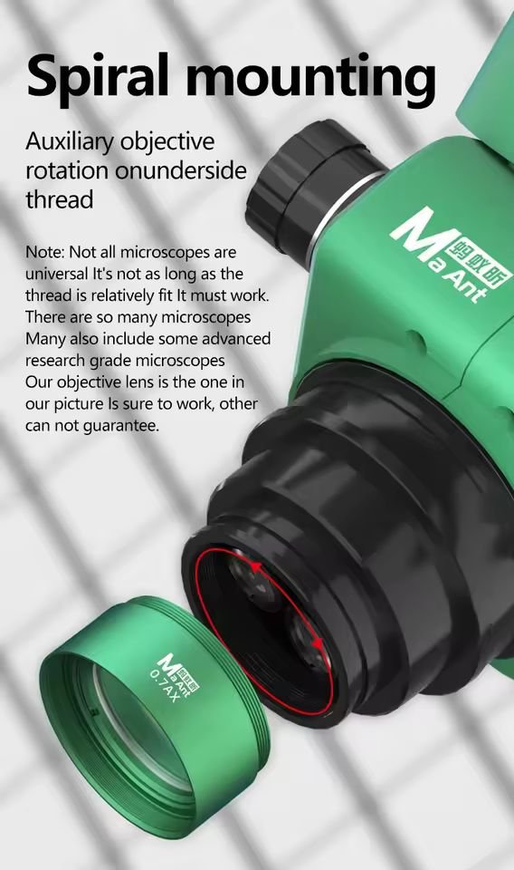 Maant 0.5X Auxiliary Microscope Objects Lens