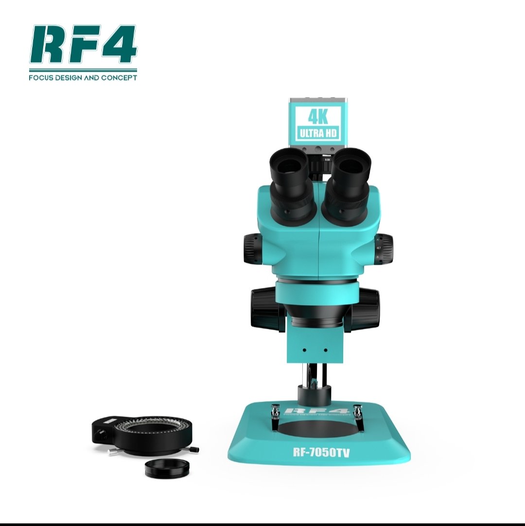 RF4 RF-7050TV-4KC1 Trinocular Stereo Microscope