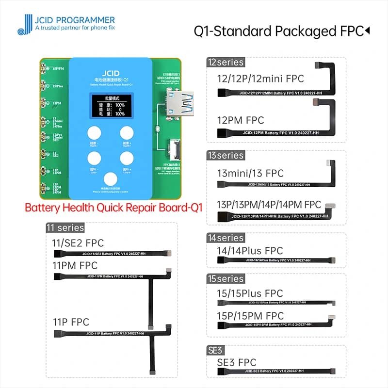 Q1 Battery Health Quick Repair Board For 11-15PM Series Battery Health Data Cycle Modify