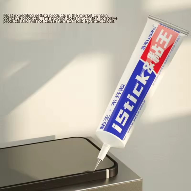 LUOWEI iStick 50ML Black LCD Display Frame Glue Mobile Phone Screen Maintenance Adhesive Repair Glue
