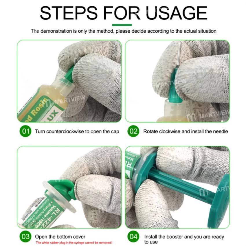 RELIFE RL-072 Soldering Paste Syringe Booster