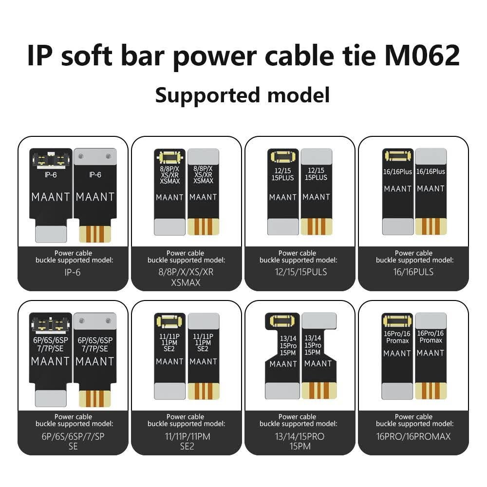 MaAnt Soft bar Power Cable tie M062 for iP6 - 16ProMax