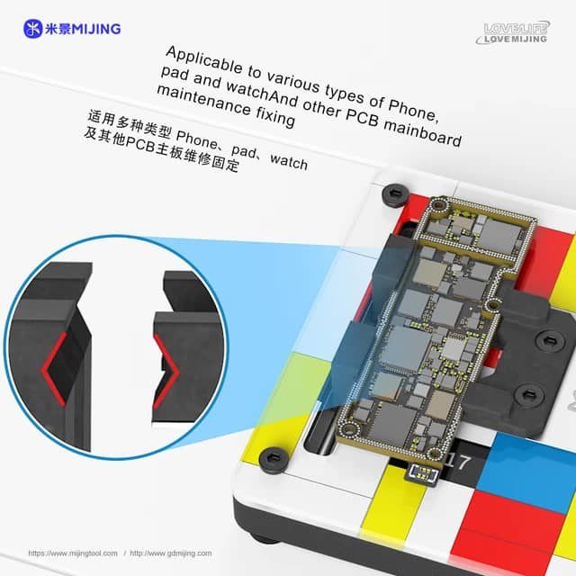 Mijing GK17 Universal Tempered Glass Motherboard Repair Fixture